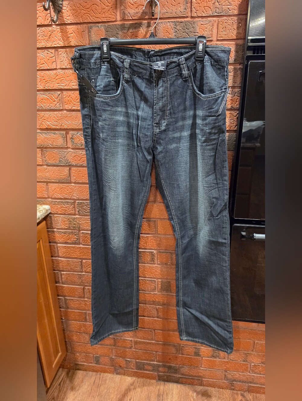 Buffalo David Bitton Slim Jeans in Dark Blue Wash